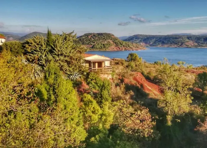 Studio 22 M2, Terrasse Vue Montagne, Dans Propriete Face Au Lac Du Salagou